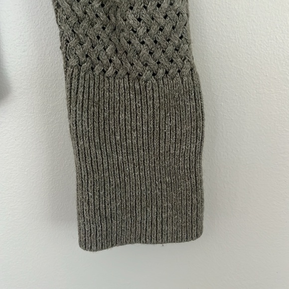 Loft Lattice sweater- Sage Green- S/M - Picture 3 of 7